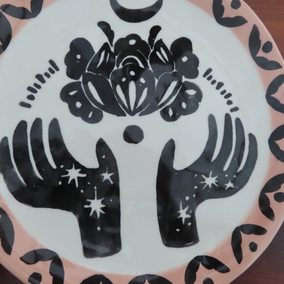 Anthropologie Be Present Collaboration Hand Dessert Plate - Picture 2 of 7